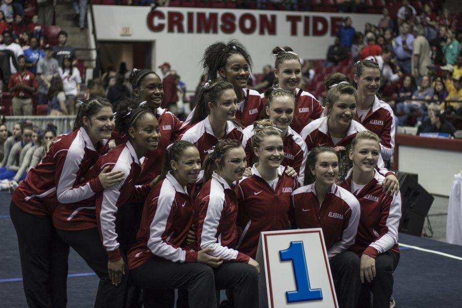 Alabama gymnastics takes first at regionals, advances to championships