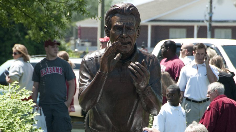 Saban statue unveiled on A-Day