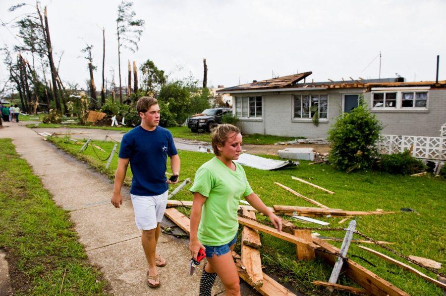 Students, residents feel tornado's effects