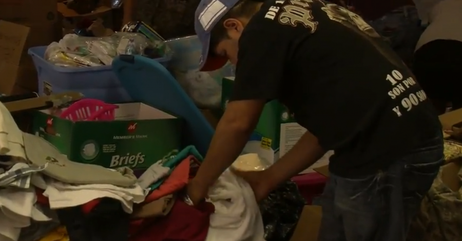 Church sets up Spanish-language relief effort (video)