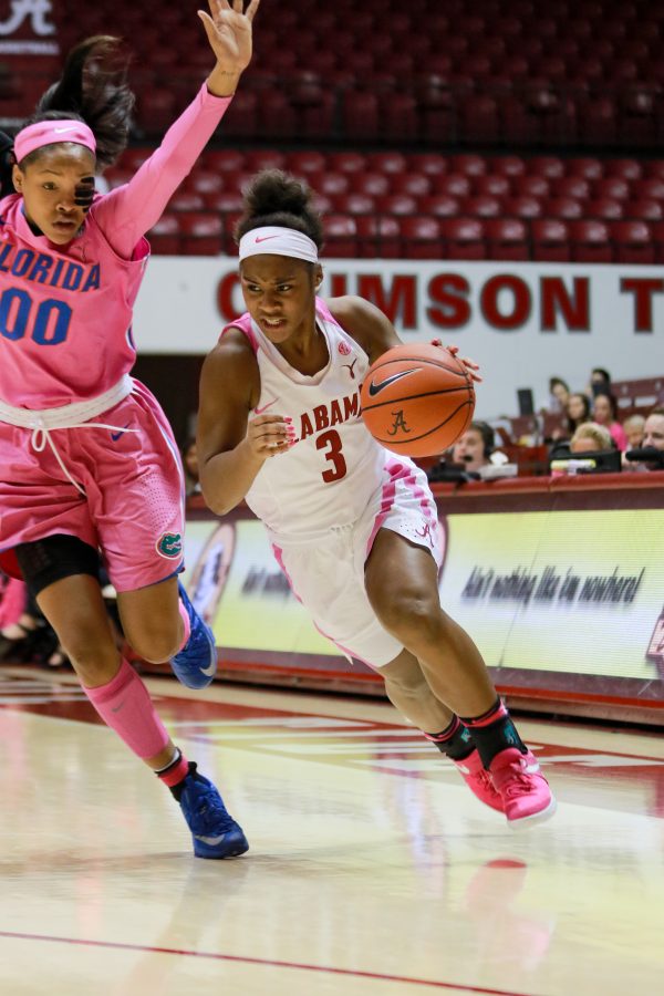 Women's basketball falls to Florida in annual Power of Pink game