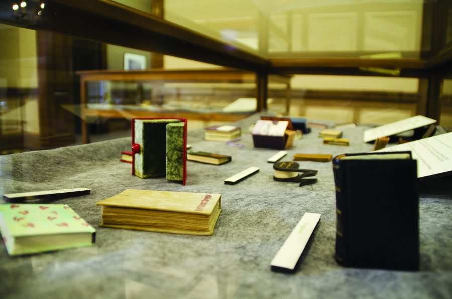 Miniature book exhibit covers 230-year period