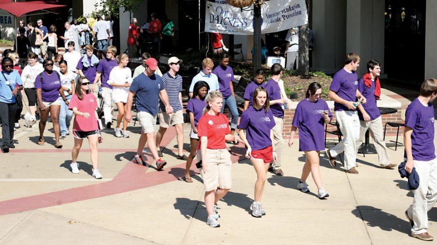 Students walk for suicide prevention