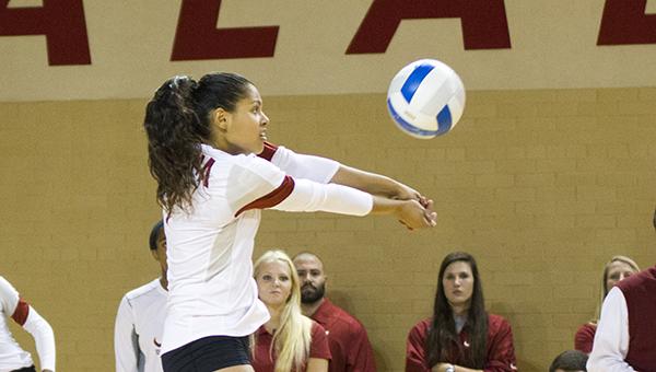 Volleyball team sweeps home opener