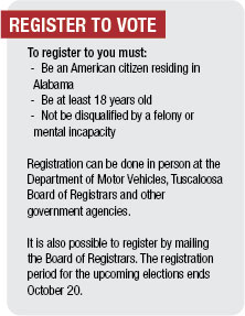 Alabama voter registration to end next week