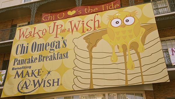 Wake up for Chi Omega's endless pancake breakfast