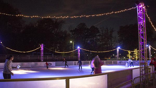 Ice skating rink opens