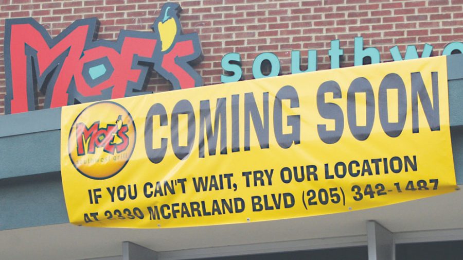Moe’s on Strip to open early February