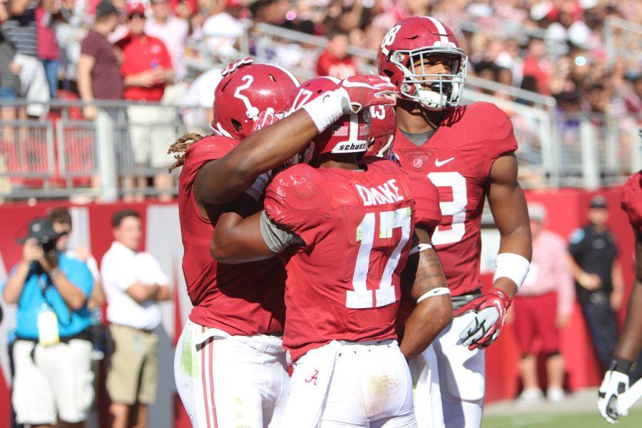 Alabama runs over Middle Tennessee State in home opener