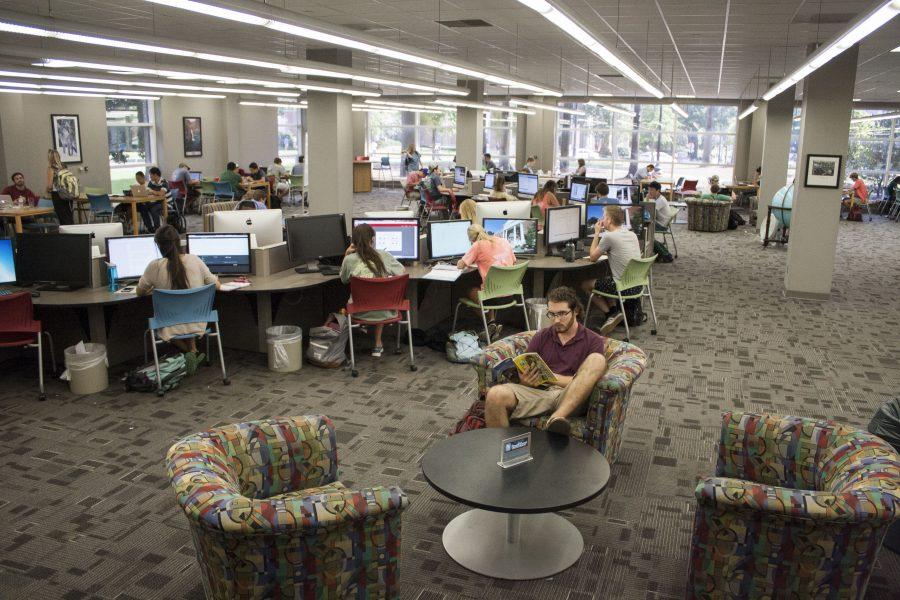 On-campus libraries are hubs for student activity