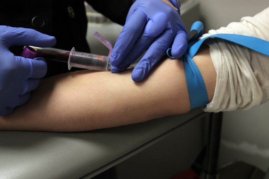 Students donate to campus blood drives that aid surrounding communities
