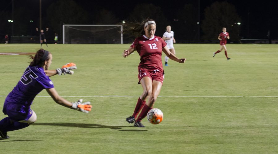 Tori Gann makes Alabama soccer victorious  in first home game