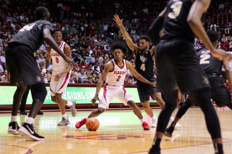 Alabama basketball unable to overcome sluggish second half against UCF