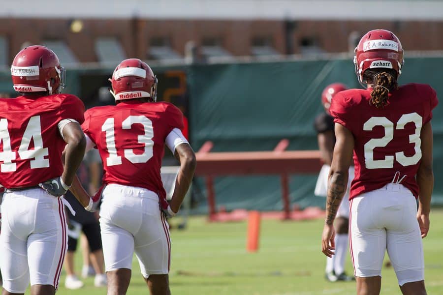PRACTICE REPORT: Five-star freshman practices with outside linebackers
