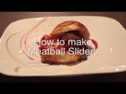 How to make meatball sliders