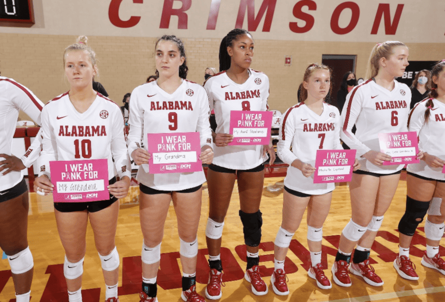 Alabama volleyball loses Power of Pink match against Kentucky
