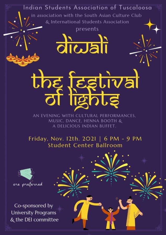 Promotional flyer for the Diwali event. See the who, what, when, and where section of this article.